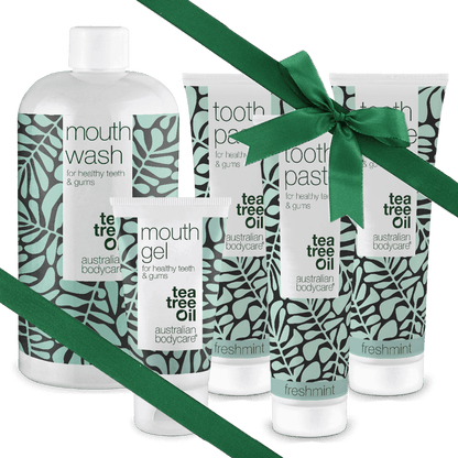 Cadeau voor opa - Mondverzorging 5 producten met Tea Tree Olie