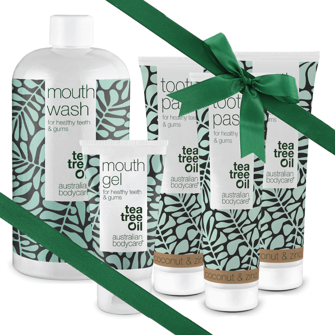 Cadeau voor opa — Mondverzorging 5 producten met Tea Tree Olie