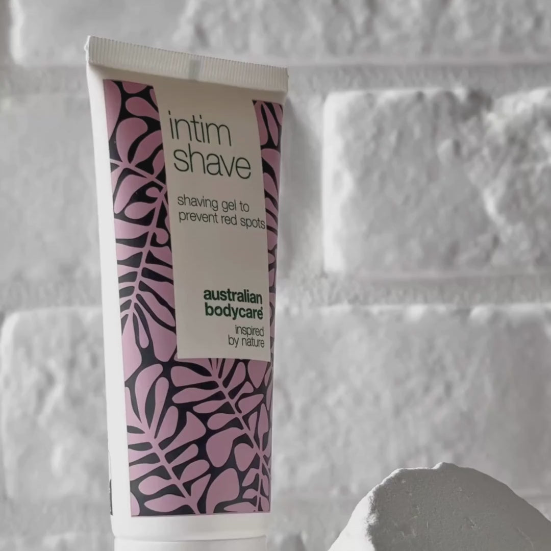 Intieme scheergel tegen rode bultjes – helpt ingegroeide haartjes voorkomen – Australian Bodycare