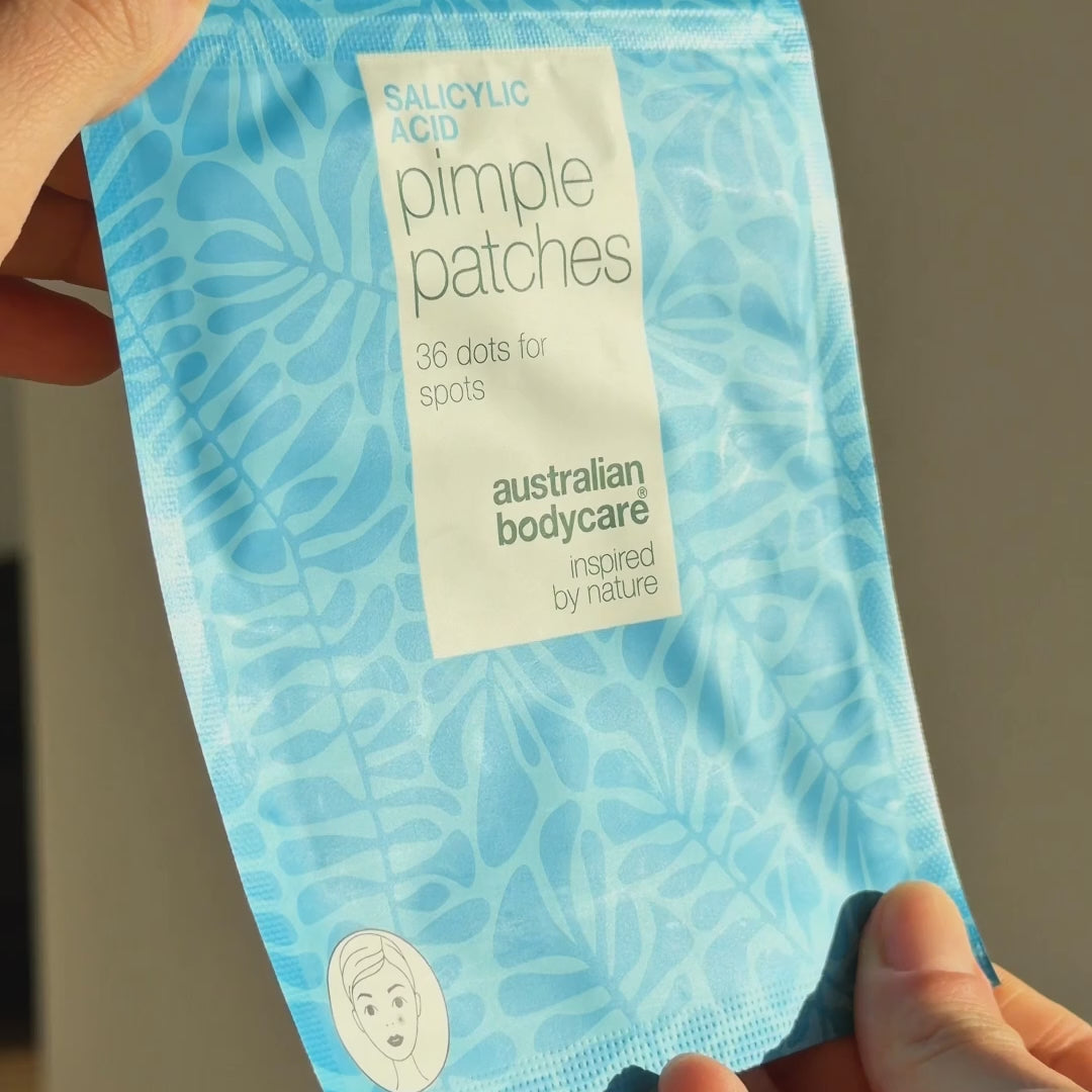 Salicylzuur Pimple Patches helpen bij roodheid, onzuiverheden en huidirritatie. Met salicylzuur, groene thee-extract en hyaluronzuur.