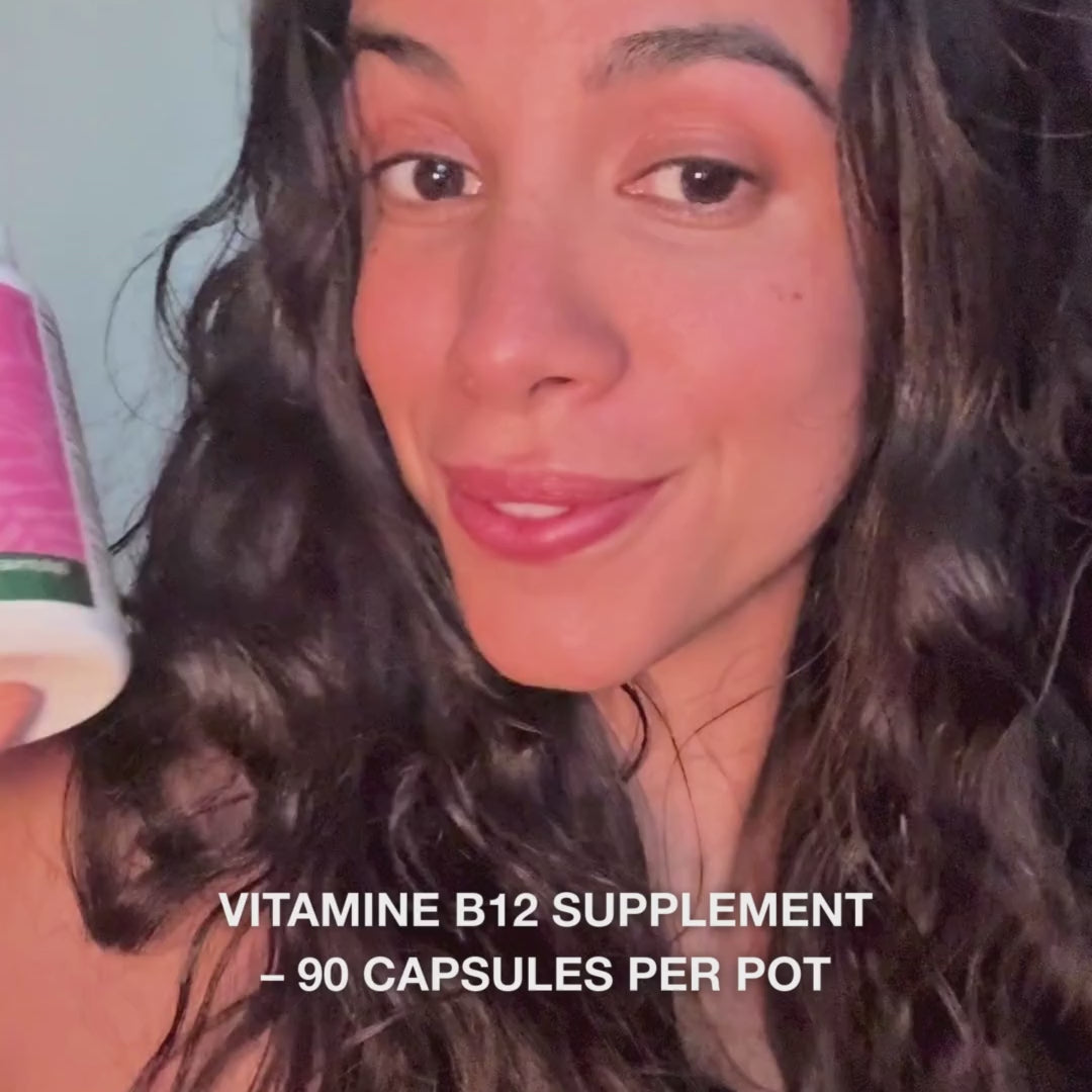 Vitamine B12 supplement – 90 vegan capsules van 1000 µg voor energie en weerstand – Australian Bodycare