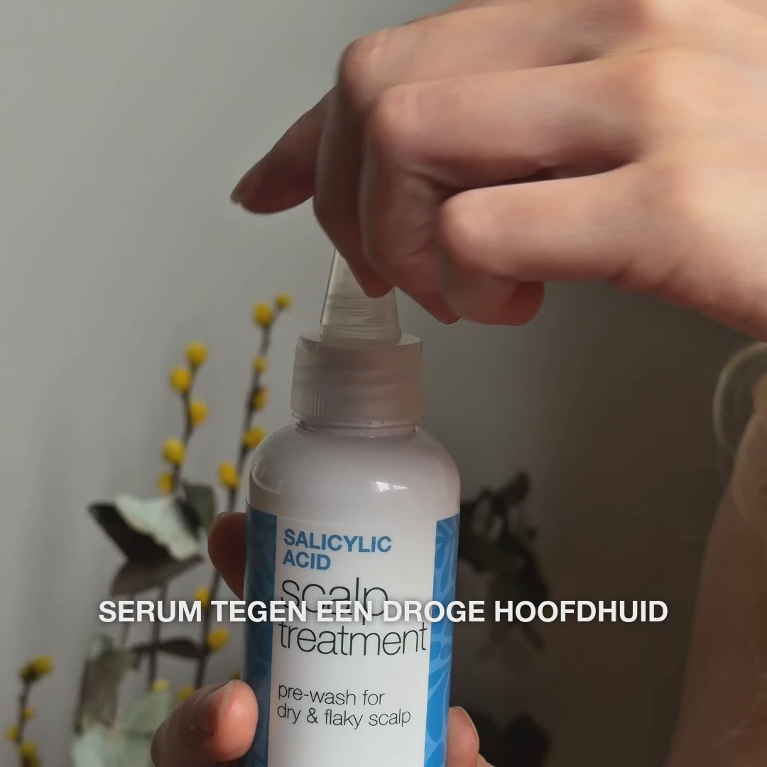 Salicylzuur hoofdhuidbehandeling tegen jeuk en schilfers — Salicylzuur hoofdhuidbehandeling verlicht jeuk, schilfers en vet. Gebruik voor het wassen voor diepe exfoliatie met actief salicylzuur.