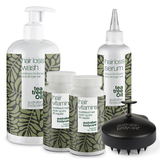 Compleet haaruitvalpakket met XL-producten - 5 producten voor dagelijkse verzorging bij haaruitval, fijn en dun haar