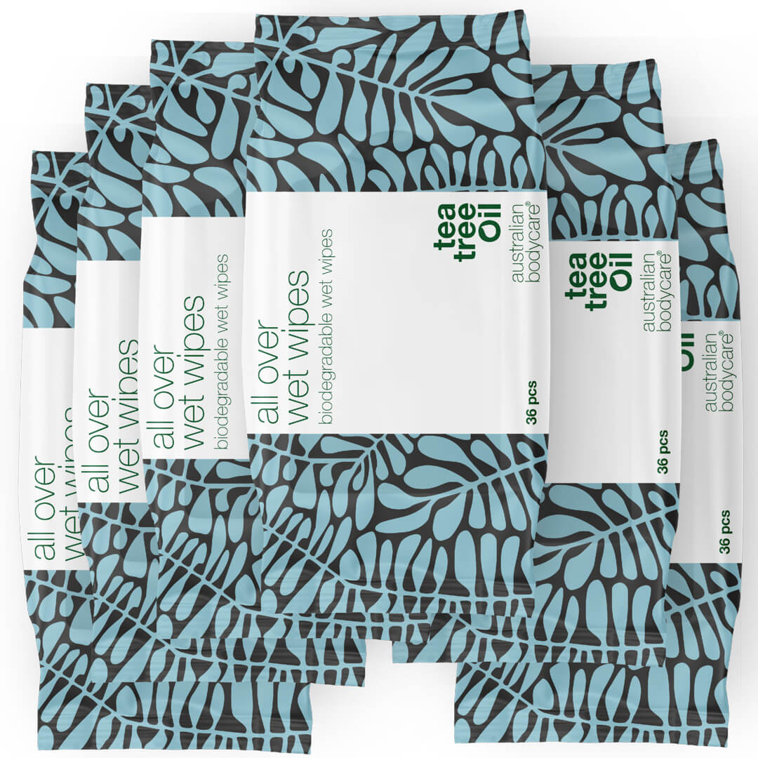 Tea Tree Olie Vochtige doekjes 36 stuks - Een effectief product om de huid te reinigen & verfrissen