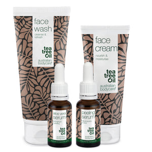 Pakket met 4 producten voor rimpels & vochtarme huid - Compleet Anti Aging pakket voor rimpels en droge huid in het gezicht