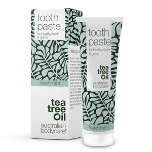 Tandpasta met Tea Tree Olie - voor een goede mondhygiëne en geschikt bij parodontitis en ontstoken tandvlees