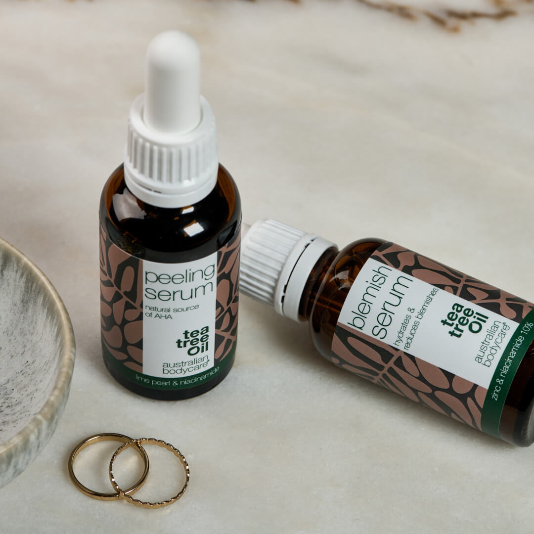 Peeling Serum om de huid te exfoliëren — Natuurlijk peelingserum met AHA (fruitzuur) & niacinamide voor een gladde huid
