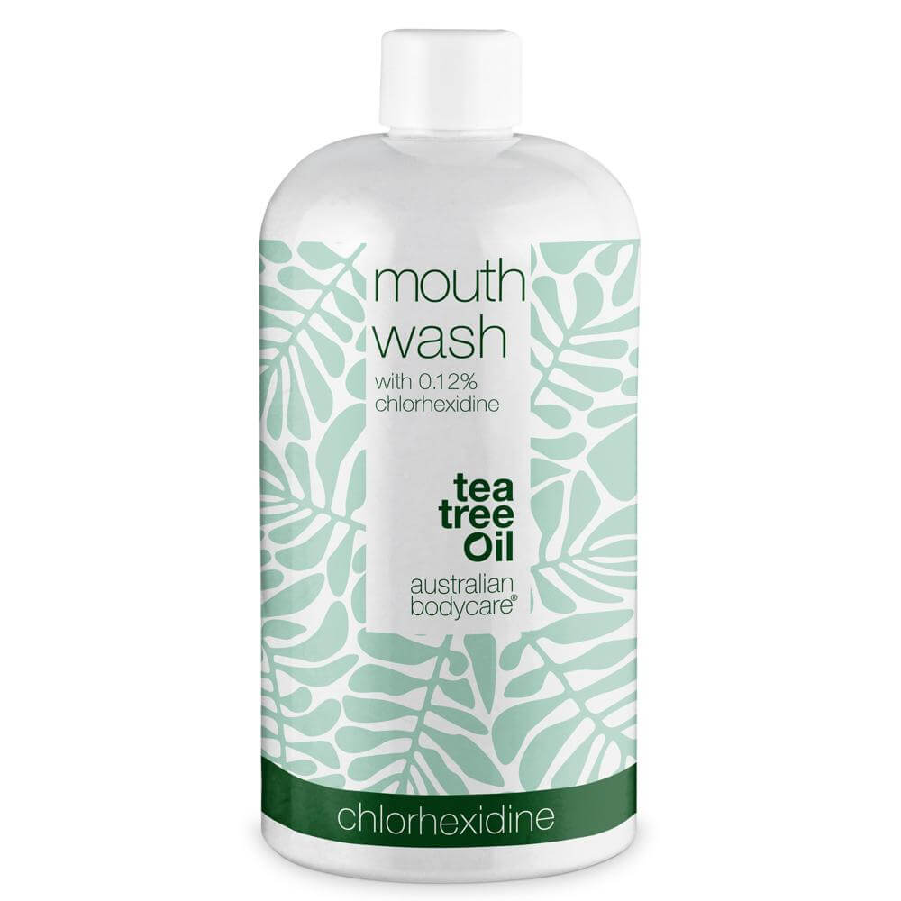 Chloorhexidine mondspoeling 0,12% met Tea Tree Oil - Mondspoeling voor dagelijkse verzorging van gevoelig tandvlees, parodontitis en slechte adem