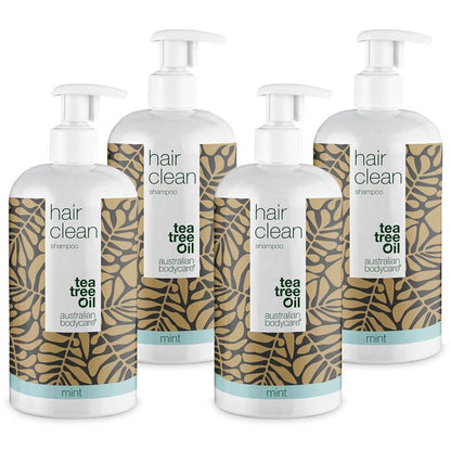 4 Tea Tree shampoo Mint 500 ml voor de prijs van 3 — pakketaanbieding - Pakketaanbieding met 4 shampoos (500 ml): Tea Tree Olie Mint
