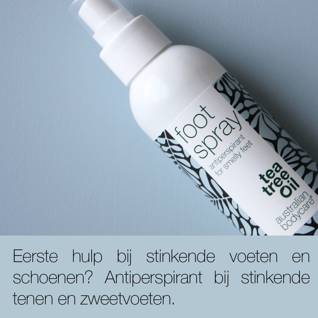 Voetspray voor Stinkvoeten — Antiperspirant tegen Zweetvoeten en Stinkvoeten