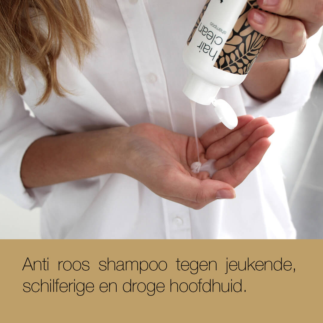 Anti-Roos Shampoo met Tea Tree — tegen jeukende, schilferige en droge hoofdhuid